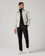 Wool-Blend Harrington Jacket 
